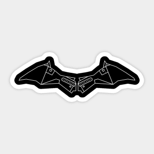 The Bat Man Logo Sticker